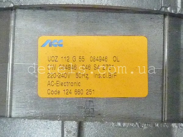 Двигун (мотор) Zanussi Electrolux 1246602518 для пральної машини